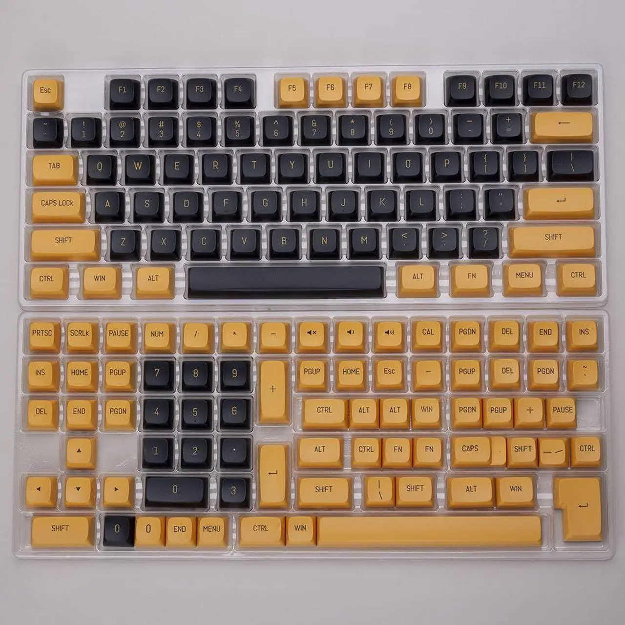 Alt view image 5 of 5 - daixiahu Black and Gold Futuristic keycaps PBT Injection molding 148 Keys Ball Cap CSA Height Customized Personality Adapt to 61/64/68/71/82/84/87/96/98/104/108 Key Positions