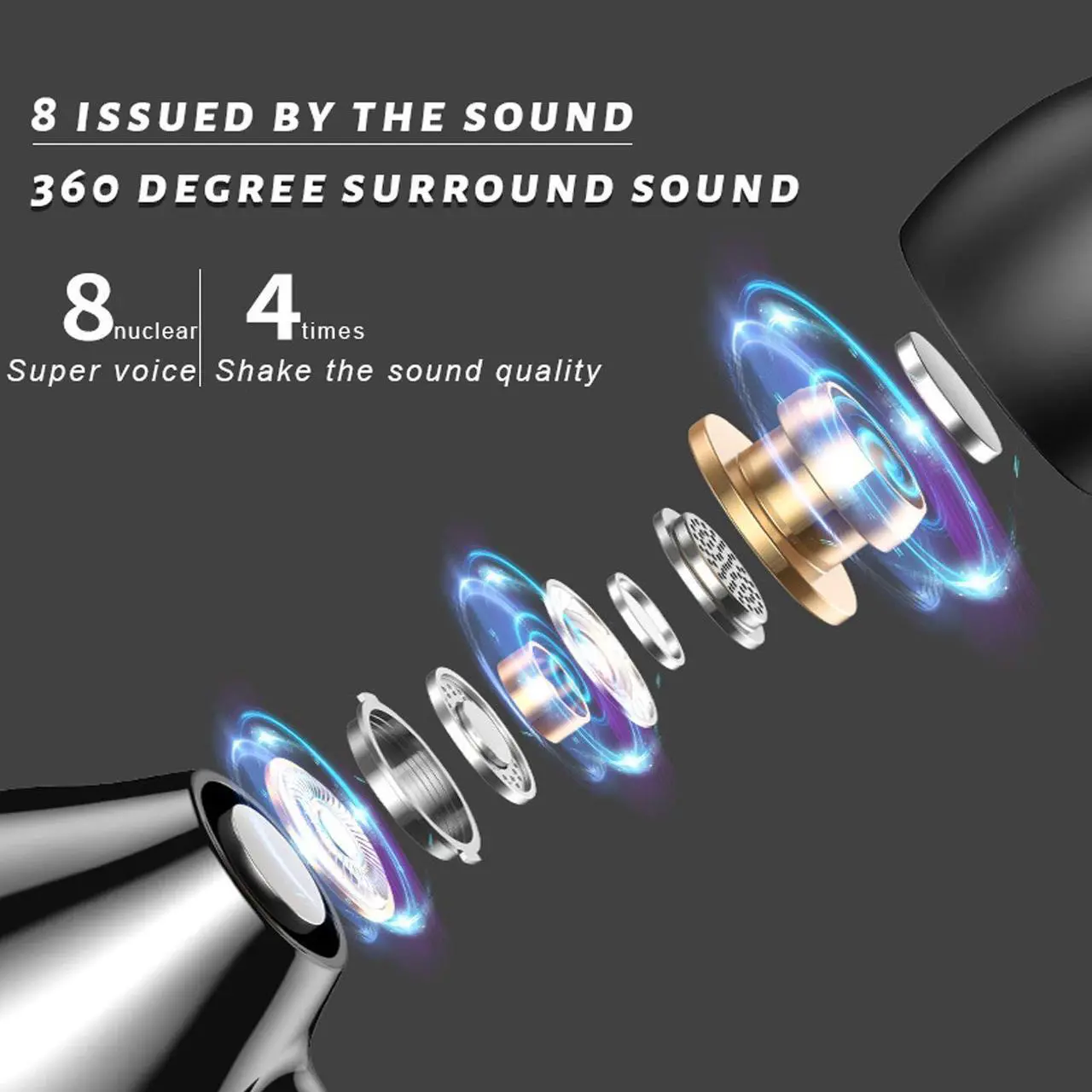 Alt view image 4 of 5 - Mosonnytee Earbuds Wired in-Ear Monitor Gaming Earbuds with Noise Cancelling Headphones with Microphone and Waterproof Sweat Resistant for Women Men Compatible with Android ISO (Typec Black)
