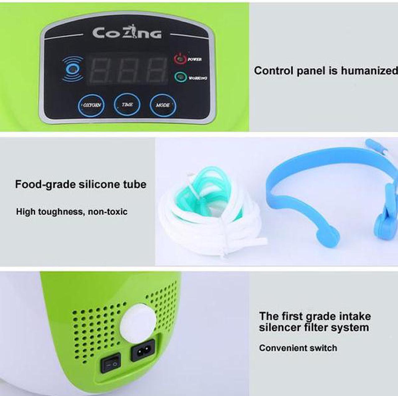 Alt view image 3 of 5 - COZING Portable Oxygen Generator (Emergency OTC). Oxygen Concentrator, Portable Oxygen Concentrator, Oxygen Concentrator Machine for Home use