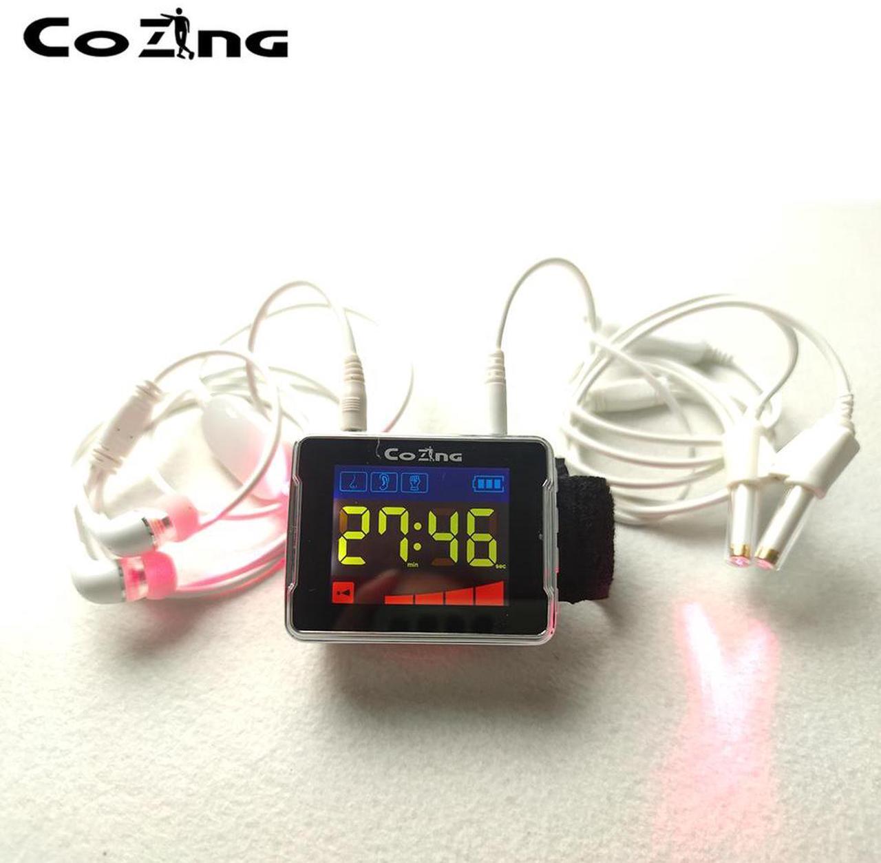 Alt view image 2 of 5 - COZING 650nm Cold Laser Watch Therapy Device Home Medical Tools Rhinitis For Hypertension, Hyperlipidemia