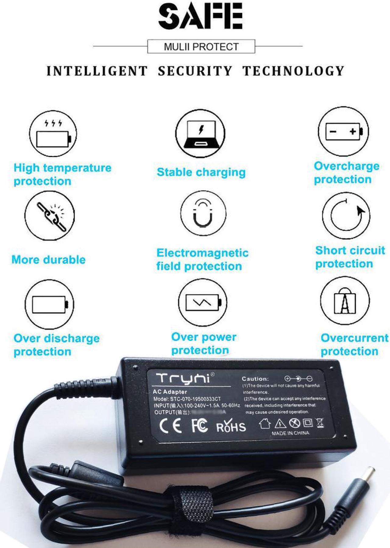 Alt view image 3 of 7 - Charger Power Adapter for HP 23-q113w 23-q114 23-q116 23-q116nz 23-q118 23-q120 23-q120na 23-q120nz 23-q125na 23-q127c 23-q127nz 23-q128 All-in-One Desktop PC AC Adapter Power Supply Cord New