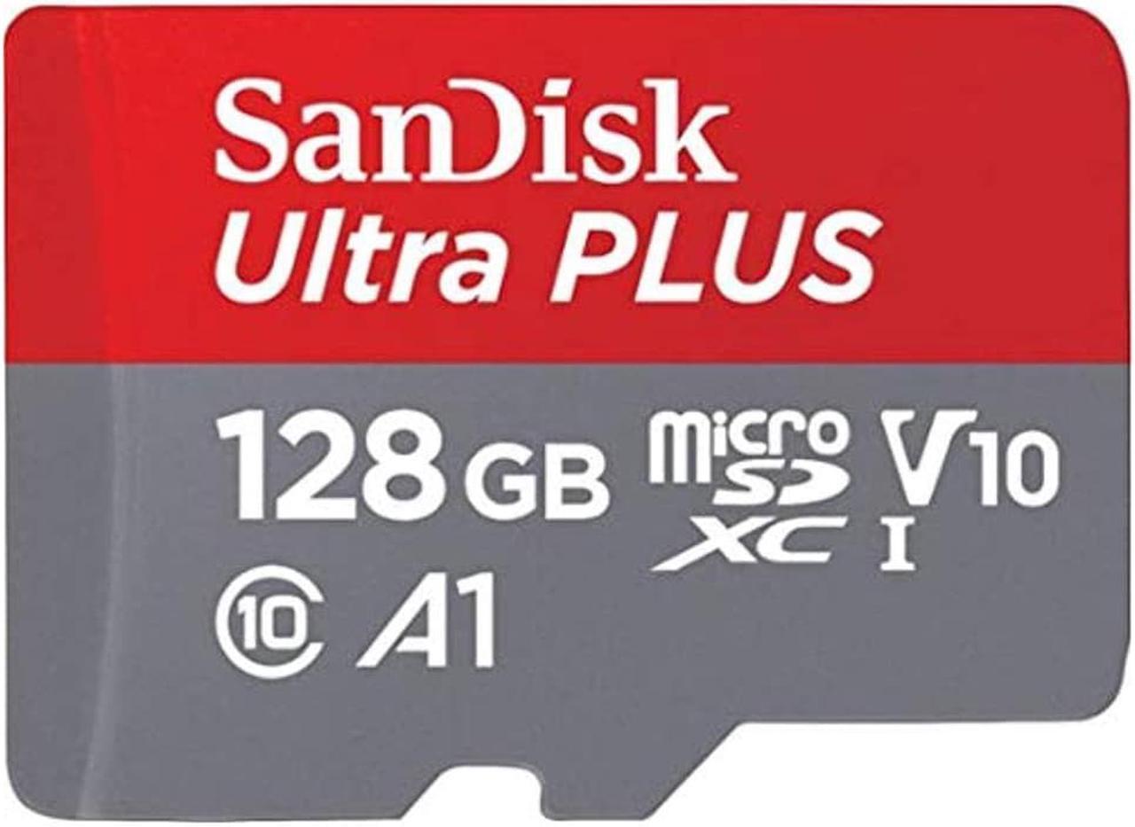 Alt view image 2 of 3 - Sandisk - Ultra Plus 128Gb Microsdxc Uhs-I Memory Card - 130Mb S, C10, U1, Full Hd, A1, Micro Sd Card - Sdsqua4-128G-Gn6Ma