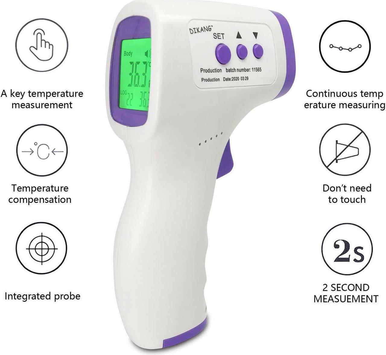 Main image of Medical NON-CONTACT Body Forehead IR Infrared Laser Digital Thermometer