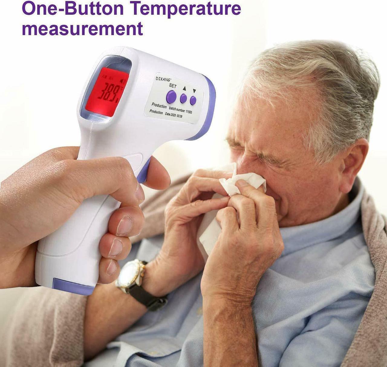Alt view image 2 of 6 - Medical NON-CONTACT Body Forehead IR Infrared Laser Digital Thermometer