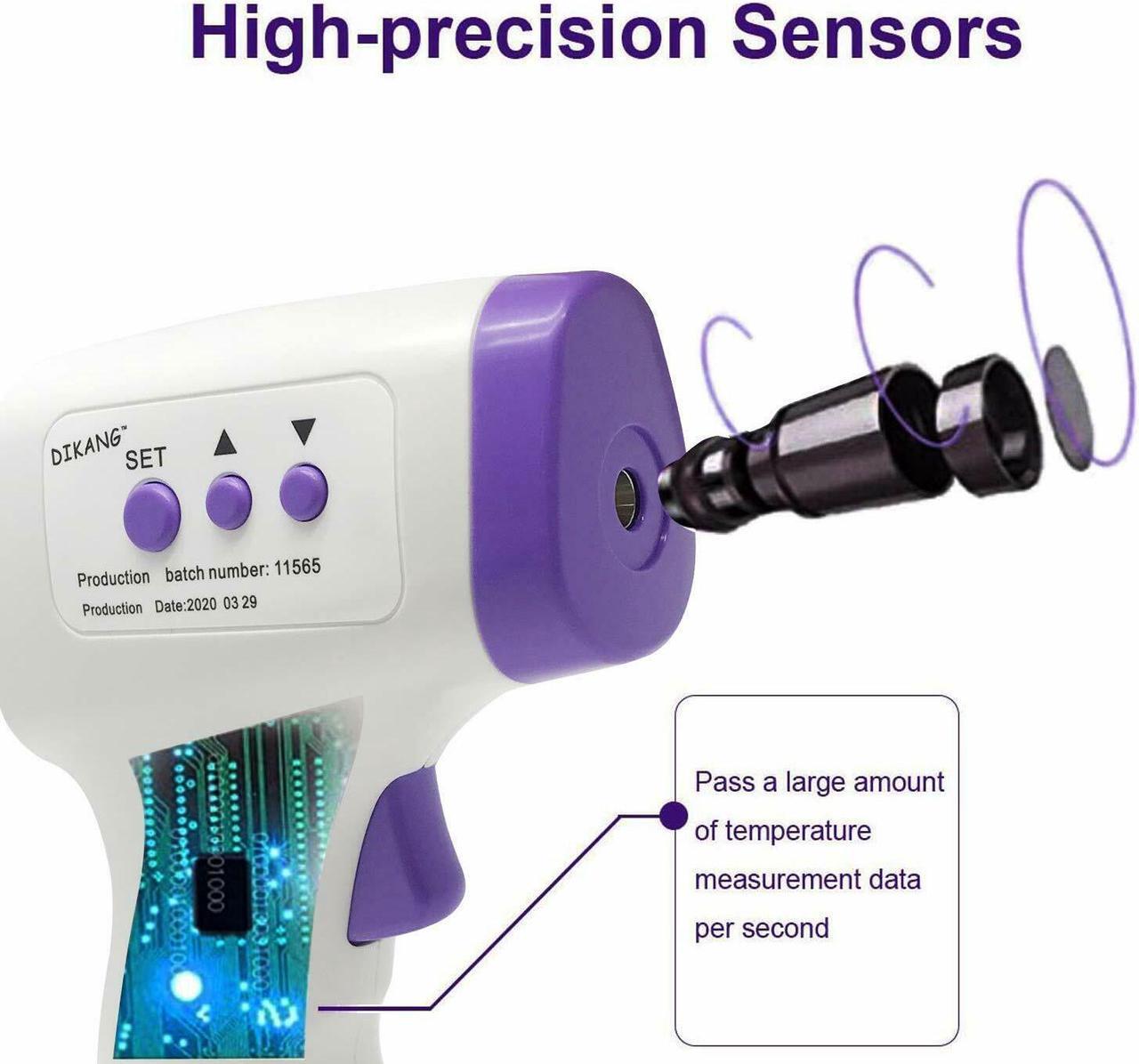 Alt view image 4 of 6 - Medical NON-CONTACT Body Forehead IR Infrared Laser Digital Thermometer