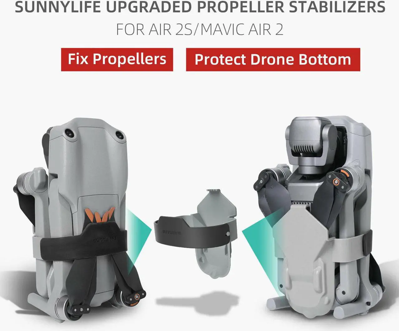 Alt view image 2 of 6 - Propeller Blades Stabilizer Fixing Holder For DJI MAVIC Mini/Air 2/Mini 2/Air 2S