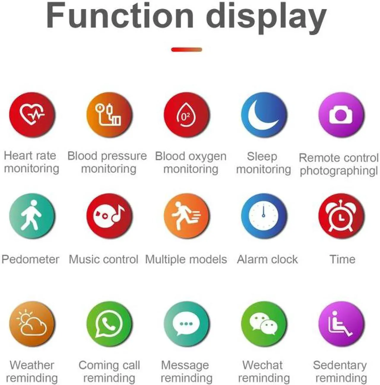 Alt view image 2 of 7 - M88 Smart Watch for Men, Support Heart Rate / Blood Pressure / Oxygen Monitoring & Sleep Monitoring & Sedentary Reminder (Silver)