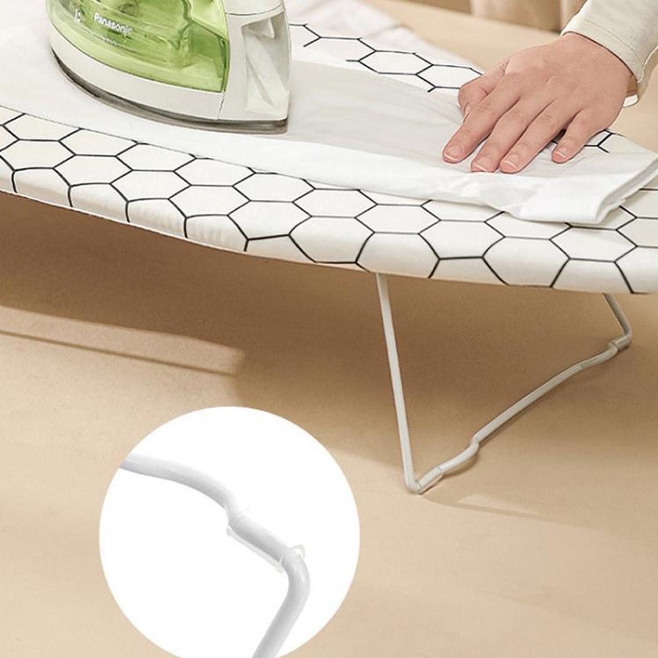 Alt view image 6 of 7 - FaSoLa Folding Ironing Board Home Reinforced Ironing Table Stand (White)