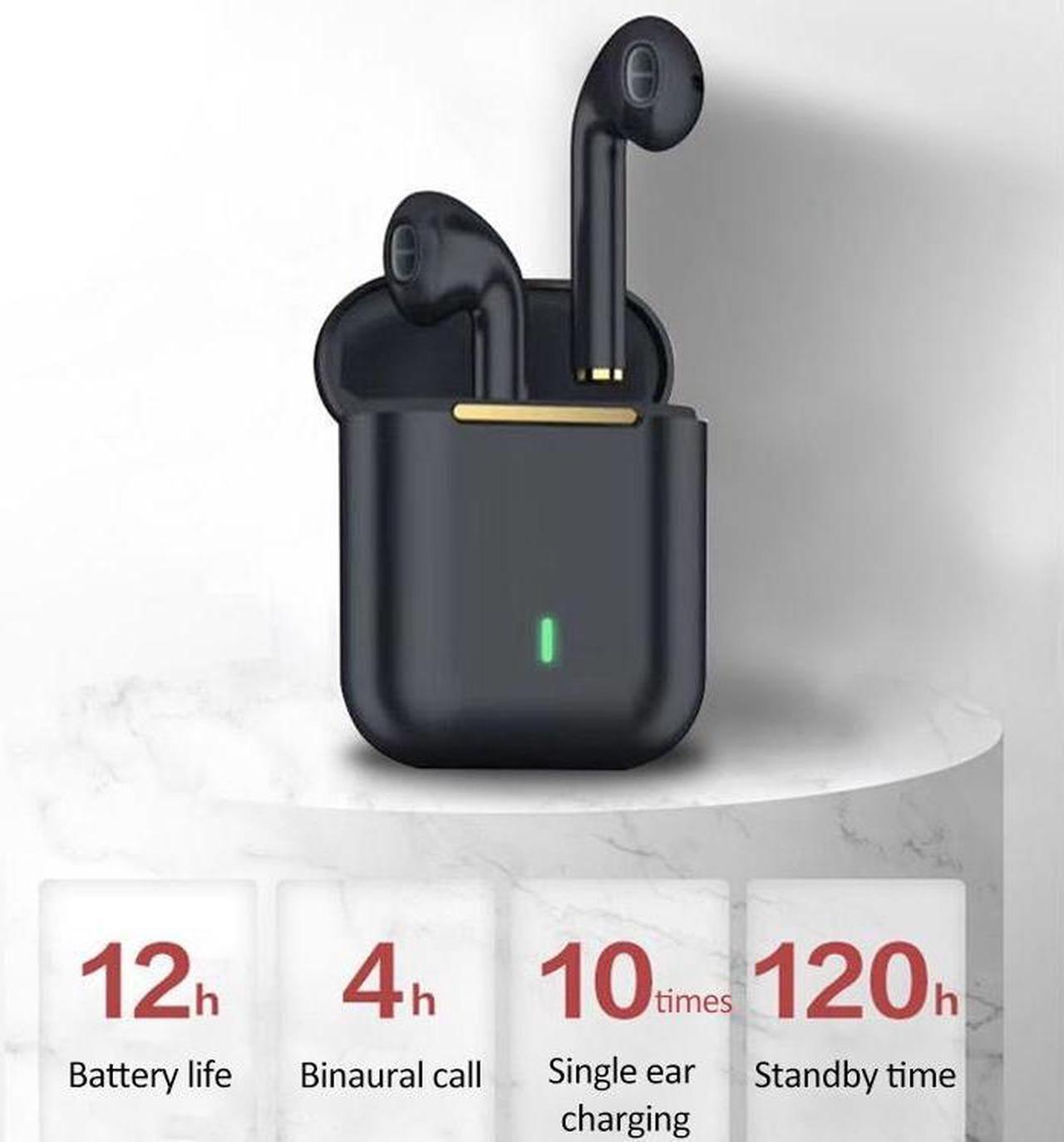 Alt view image 5 of 7 - J18 Bluetooth 5.0 TWS Wireless Binaural Bluetooth Earphone with Charging Box (Green)