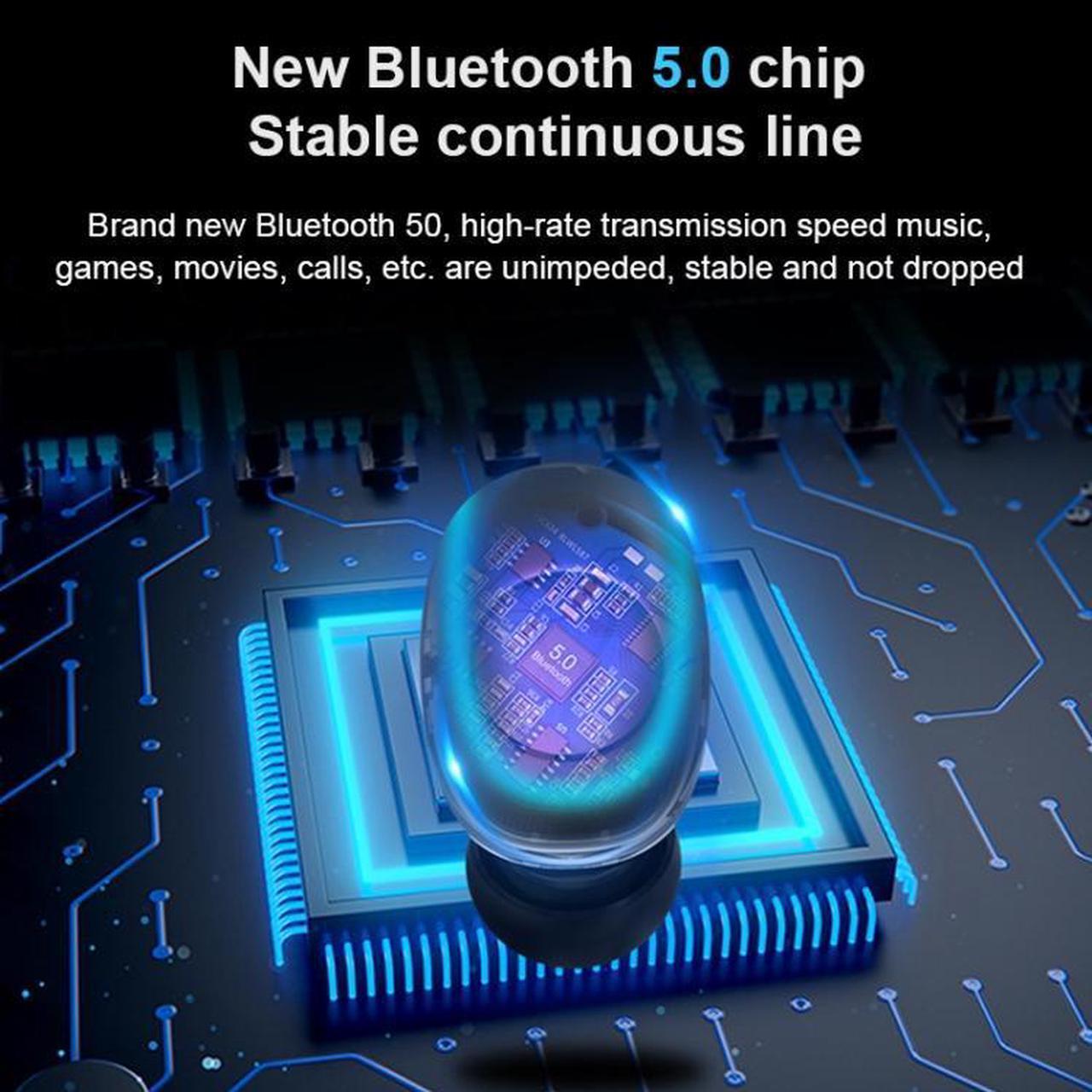 Alt view image 6 of 7 - S11 TWS Touch Bluetooth Earphone with Magnetic Charging Box, Support Three-screen LED Power Display