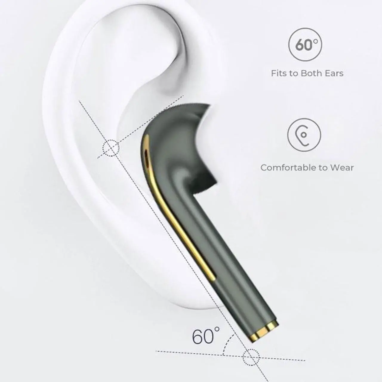 Alt view image 3 of 7 - T&G J18 Bluetooth 5.1 TWS Wireless Binaural Bluetooth Earphone with Charging Box (Black)