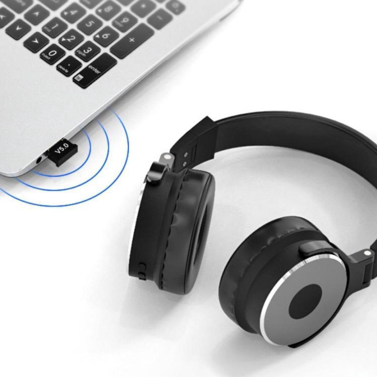 Alt view image 4 of 7 - 3 PCS Bluetooth V5.0 Adapter Computer Notebook USB Bluetooth Keyboard Audio Receiver