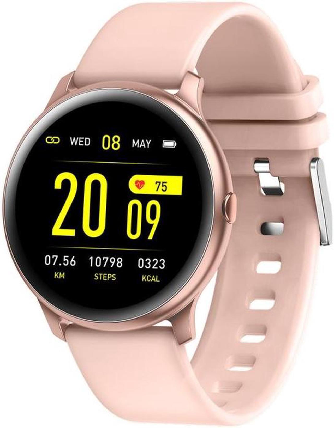 Wearkey KW19 1.3 Inch Blood Pressure Monitoring Smart Watch (Pink)