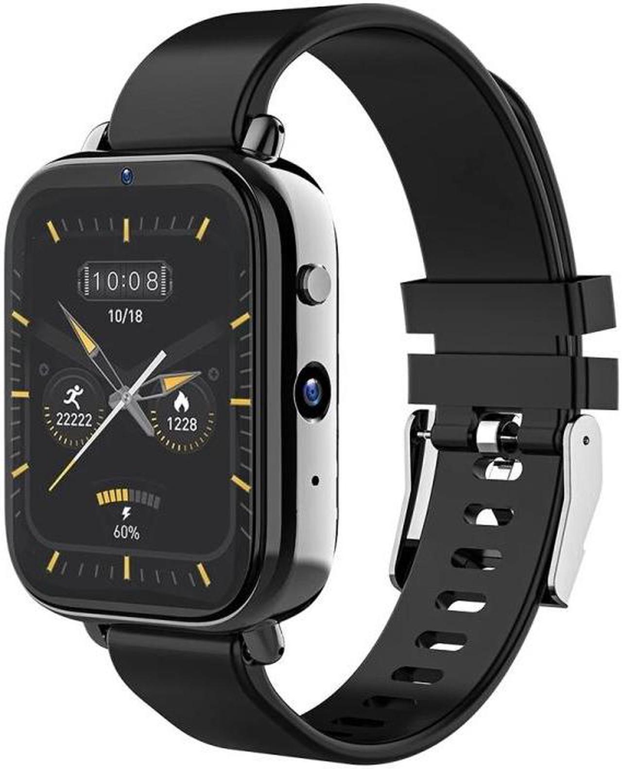 ROGBID KING 1.75 inch Screen 4G LTE Smart Watch Android 9.1OS 2GB+16GB 2GB+16GB (Black)