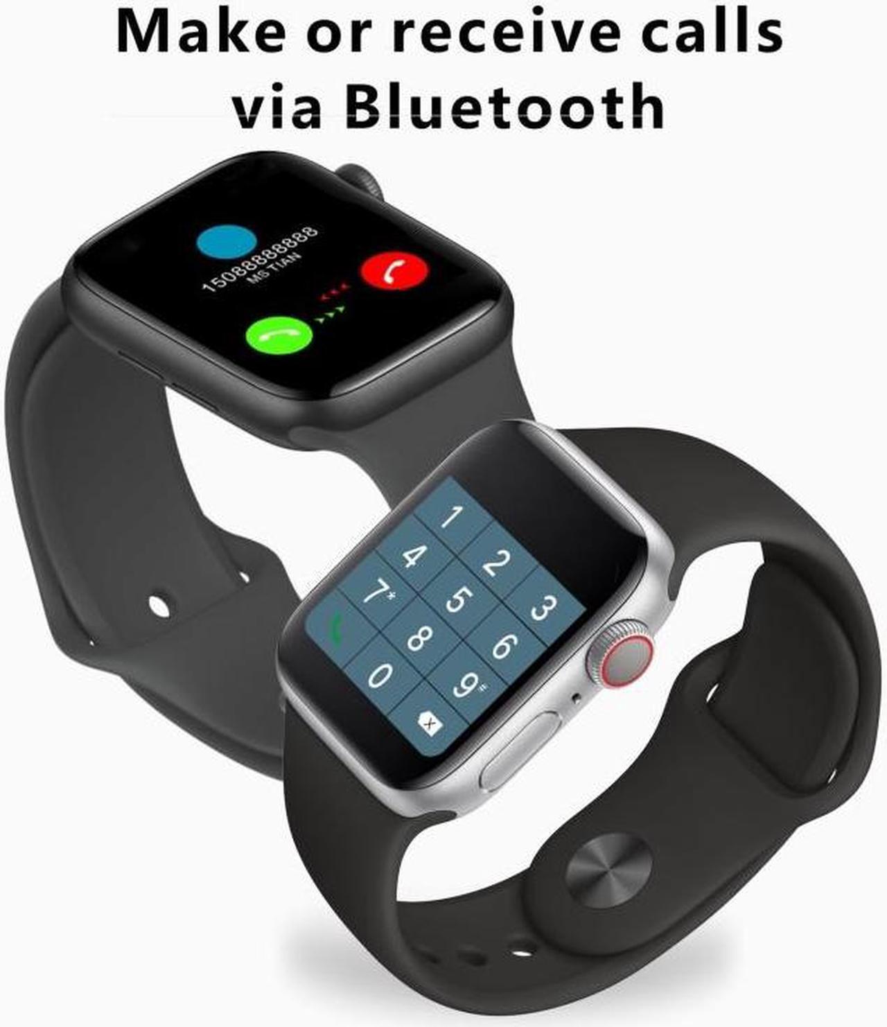 Alt view image 5 of 7 - H55Pro 1.4 inch TFT Screen Smart Bluetooth Watch, Support Sleep Monitor / Heart Rate Monitor / Blood Pressure Monitor, Style: Silicone Strap Style: Silicone Strap(Silver White) (Silver White
