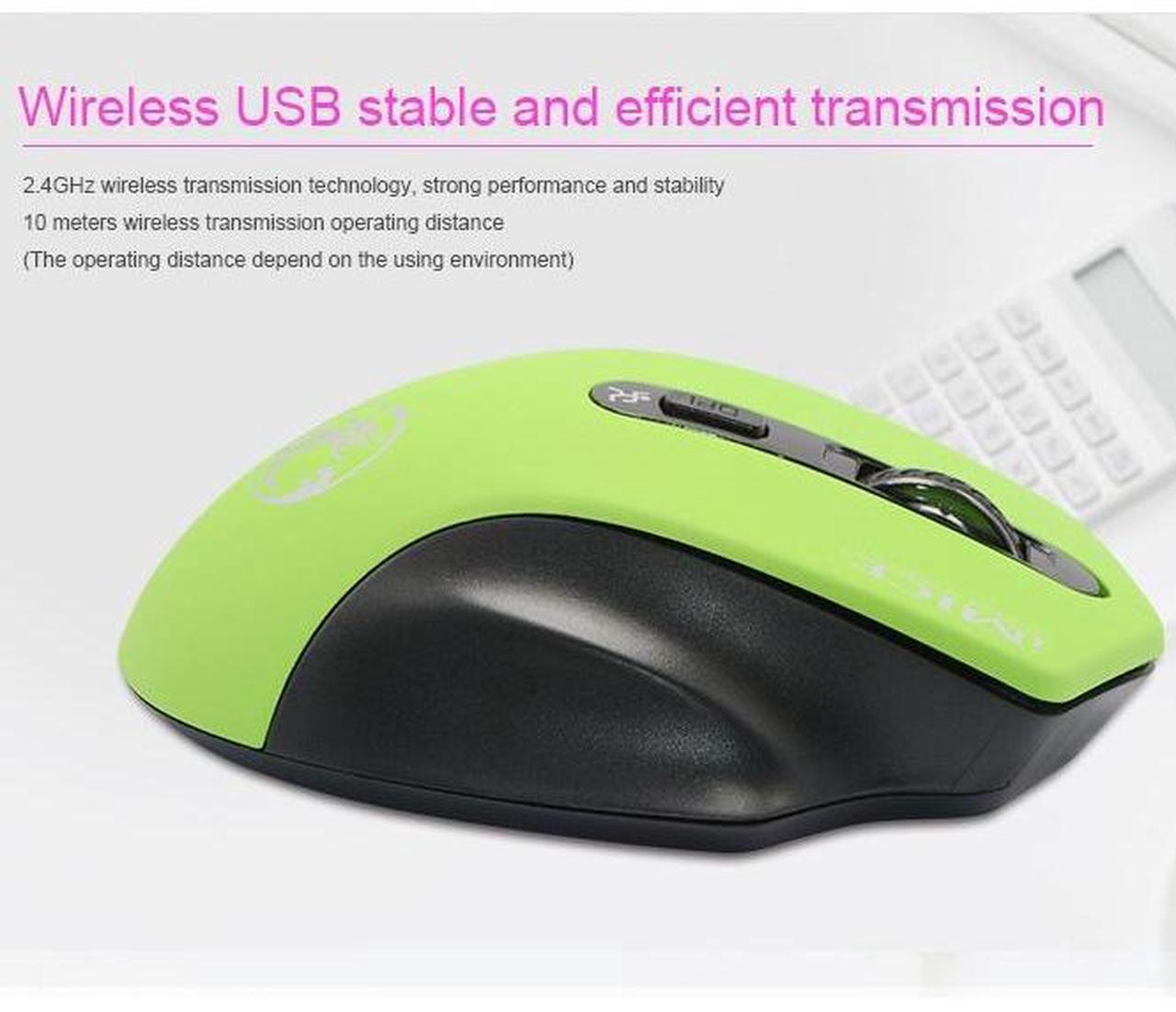 Alt view image 4 of 6 - iMICE 2.4GHz 2000DPI Adjustable USB 3.0 Receiver Optical Computer Mouse