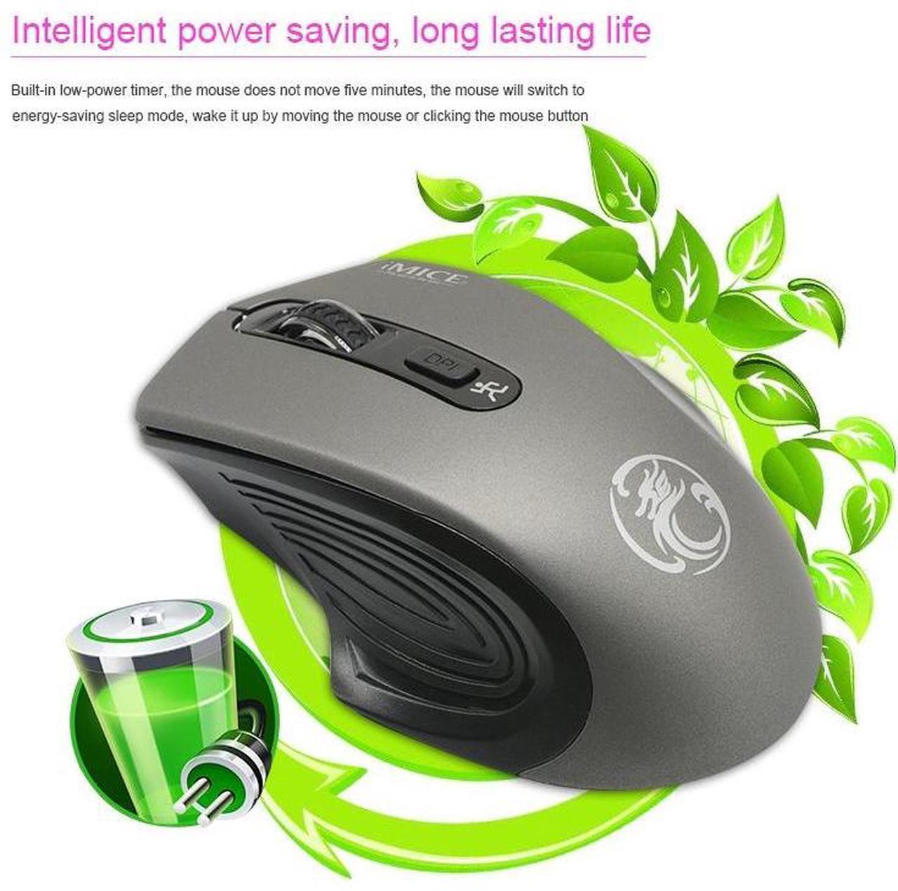 Alt view image 5 of 6 - iMICE 2.4GHz 2000DPI Adjustable USB 3.0 Receiver Optical Computer Mouse