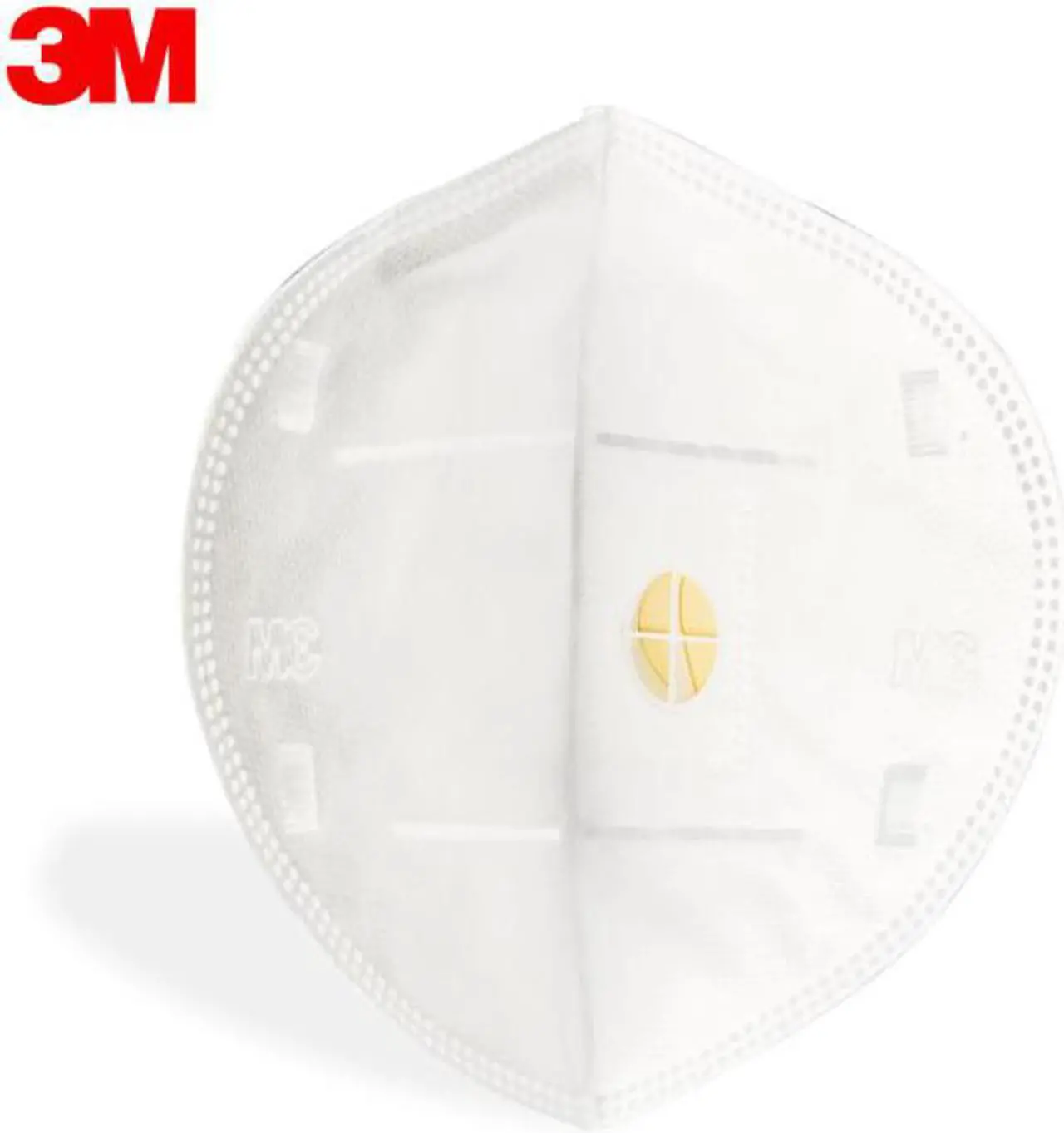 Alt view image 3 of 7 - 5 Pieces 3M Mask 9501V+ Ultra thin 4 Layers KN95 Mask FFP2 Ultra thin Masks 95% filter PM2.5 With Valve Respirator White