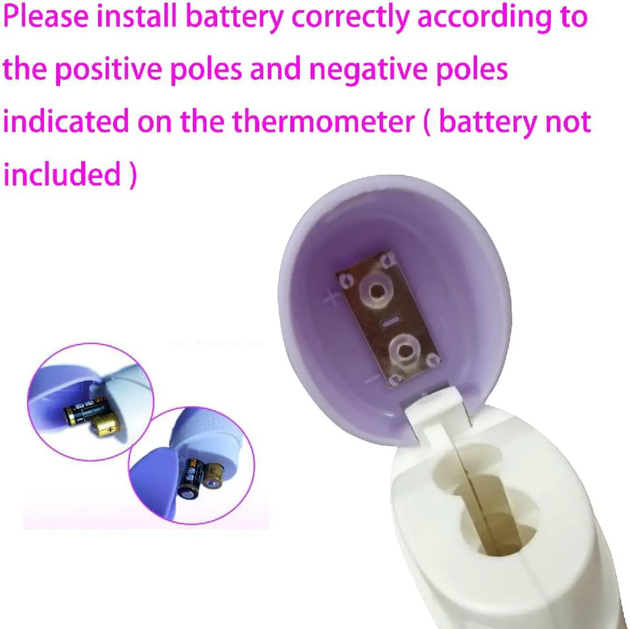 Alt view image 5 of 6 - Infrared Non-contact Thermometer Temperature Measurement Device Digital Forehead Body Thermometer °C / °F Switch 3 Color Backlight with Fever Alarm HT-668