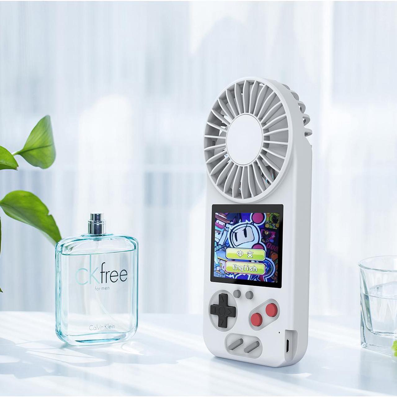 Alt view image 5 of 7 - Handheld Game Console with Fan,2 in 1 800mAh etro Video Games Console for kids with 500 Classic Games,3.0" Screen,Consola de Juegos Portátil con ventilador,for Kids and Adult