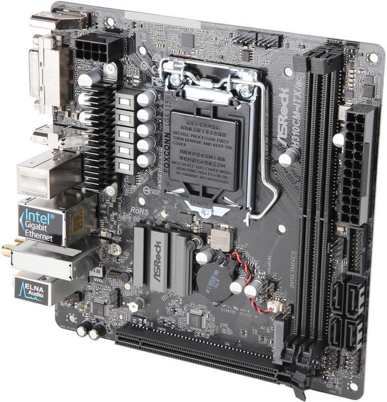 Main image of ASRock H310CM-ITX/ac LGA 1151 (300 Series) Intel H310 SATA 6Gb/s Mini ITX Intel Motherboard