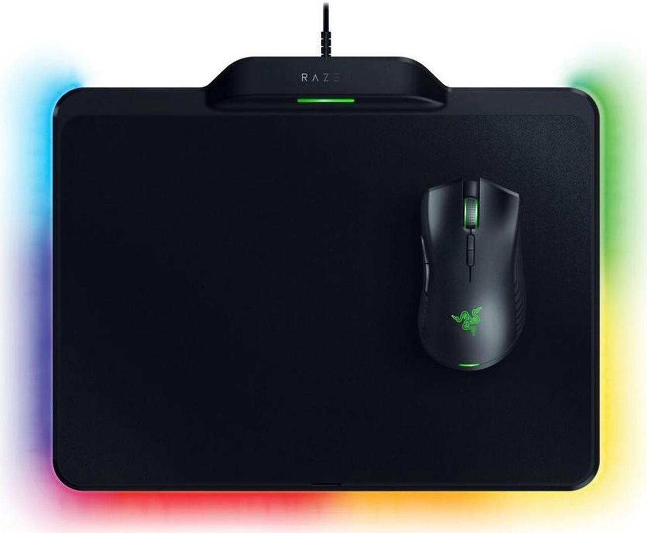 Alt view image 10 of 15 - RAZER Mamba Gaming Mouse + Firefly Gaming Mouse Pad with HYPErFLUX Wireless Power Technology - Black