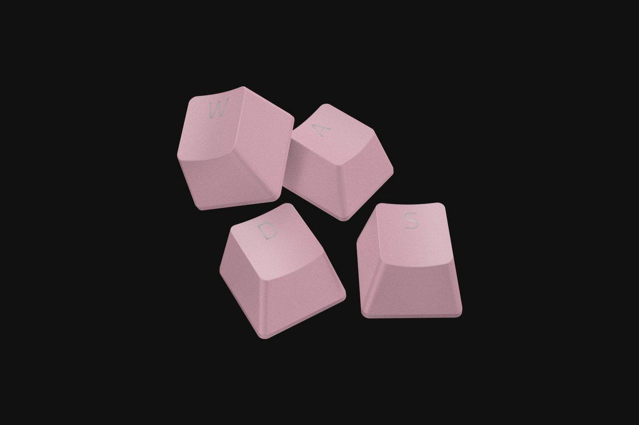 Alt view image 9 of 12 - Razer Doubleshot PBT Keycap Upgrade Set for Mechanical & Optical Keyboards: Compatible with Standard 104/105 US and UK layouts - Quartz Pink