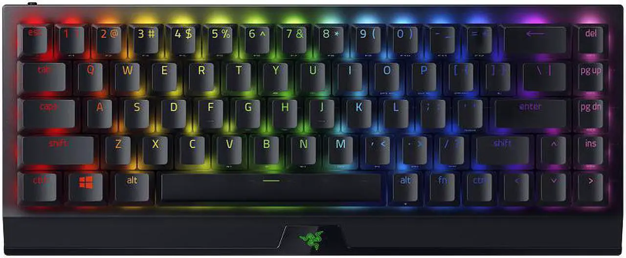 Main image of Razer BlackWidow V3 Mini HyperSpeed 65% Wireless Mechanical Gaming Keyboard: HyperSpeed Wireless Technology - Yellow Mechanical Switches- Linear & Silent - Doubleshot ABS keycaps - 200Hrs Battery Life
