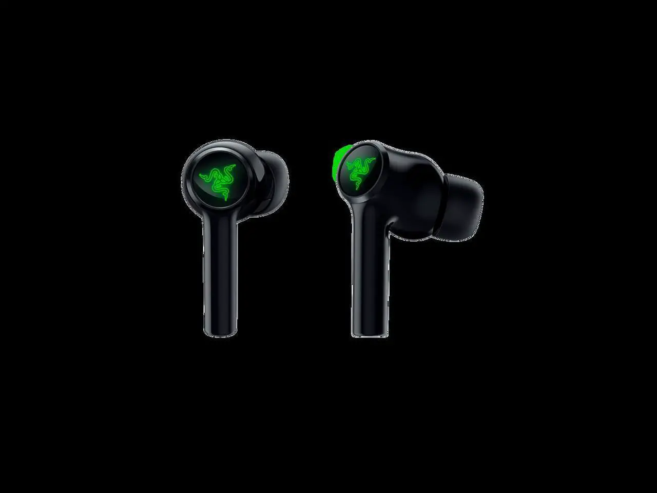Alt view image 6 of 6 - Razer Hammerhead True Wireless (2nd Gen) Bluetooth Gaming Earbuds: Chroma RGB Lighting -60ms Low-Latency- Active Noise Cancellation - Dual Environmental Noise Cancelling Microphones- Classic Black