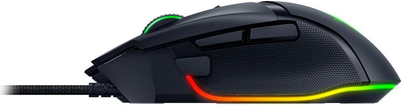 Alt view image 5 of 7 - Razer Basilisk V3 Customizable Ergonomic Gaming Mouse: Fastest Gaming Mouse Switch - Chroma RGB Lighting - 26K DPI Optical Sensor - 11 Programmable Buttons - HyperScroll Tilt Wheel - Classic Black