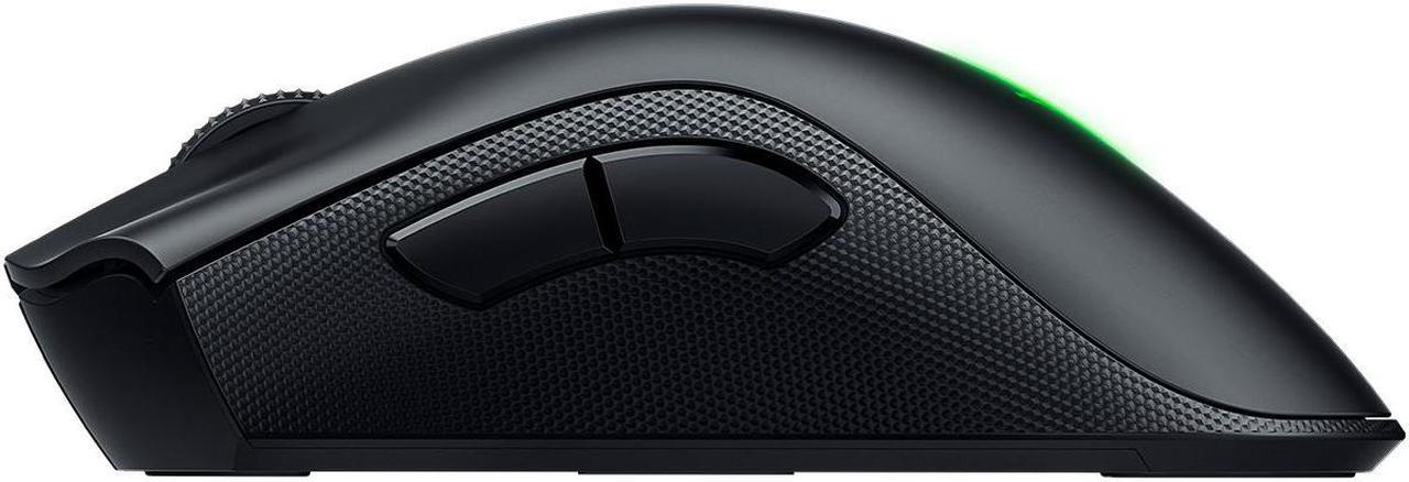 Alt view image 2 of 8 - Razer DeathAdder V2 Pro Wireless Gaming Mouse: 20K DPI Optical Sensor - 3X Faster Than Mechanical Optical Switch - Chroma RGB Lighting - 70 Hr Battery Life - 8 Programmable Buttons - Classic Black