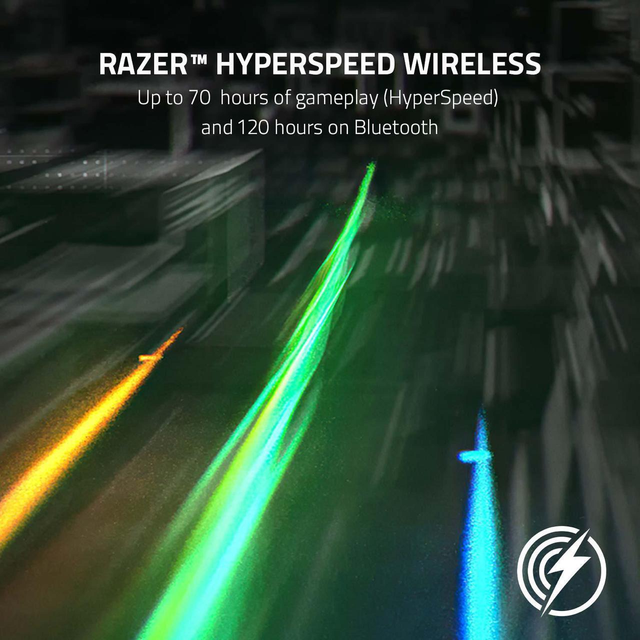 Alt view image 7 of 8 - Razer DeathAdder V2 Pro Wireless Gaming Mouse: 20K DPI Optical Sensor - 3X Faster Than Mechanical Optical Switch - Chroma RGB Lighting - 70 Hr Battery Life - 8 Programmable Buttons - Classic Black