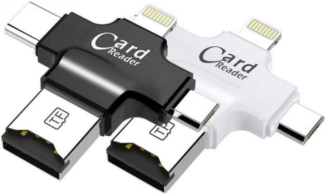 Main image of 4 in 1 Card Reader Type C Micro USB Adapter Micro SD Card Reader Card for iPhone / iPad Smart OTG
