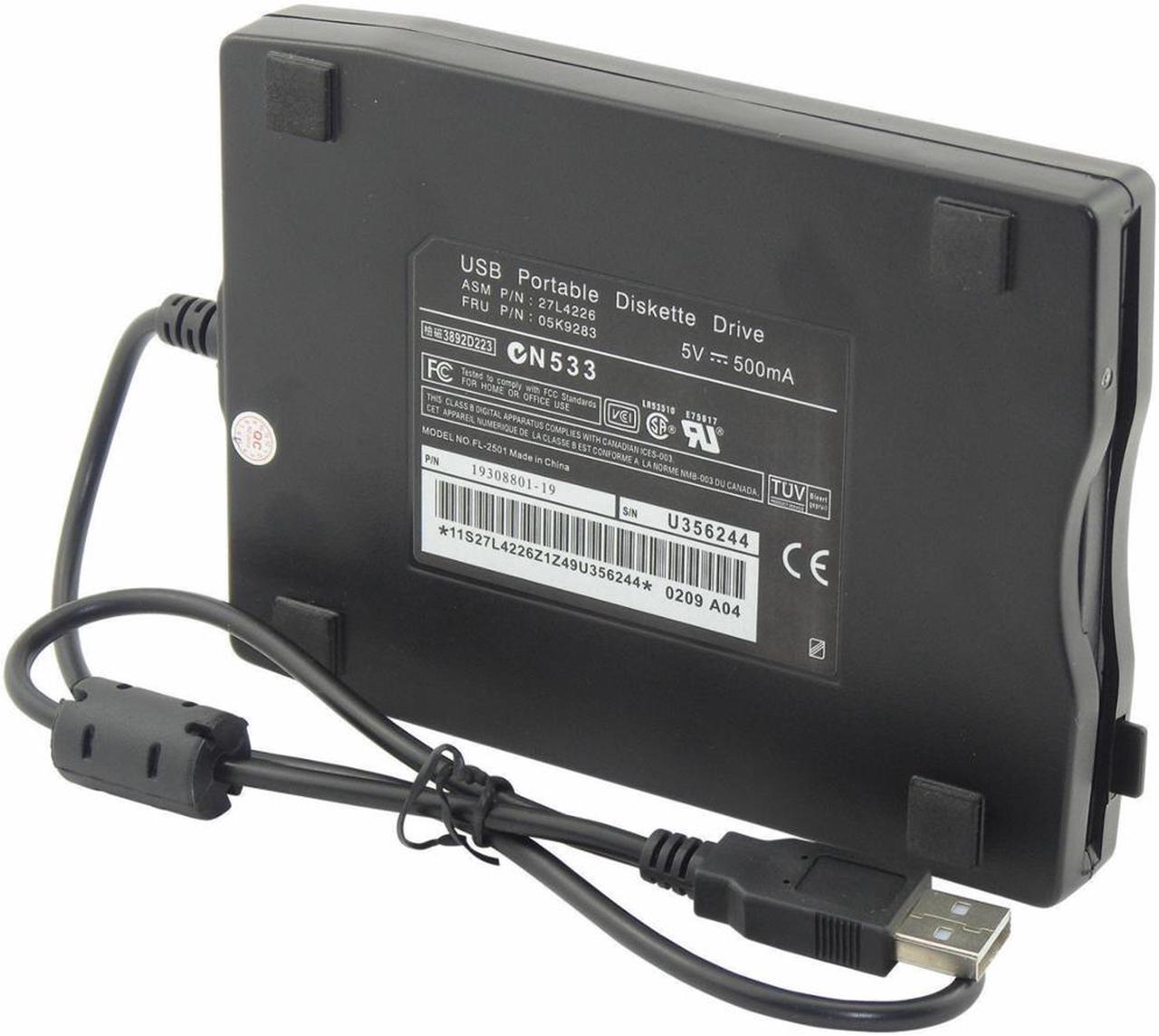 Alt view image 6 of 6 - 3.5” USB 2.0 Data External Floppy Disk Drive 1.44MB For Laptop PC Win 7/8/10 Mac
