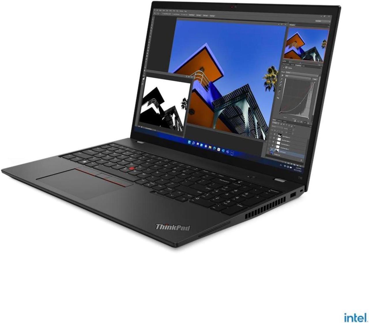 Lenovo ThinkPad T16 Gen 1 Intel Laptop (2022) | 16" 1920x1200 FHD+ | Core i7-1265U - 128GB SSD Hard Drive - 4GB RAM | 10 cores @ 4.8 GHz Win 11 Pro Black