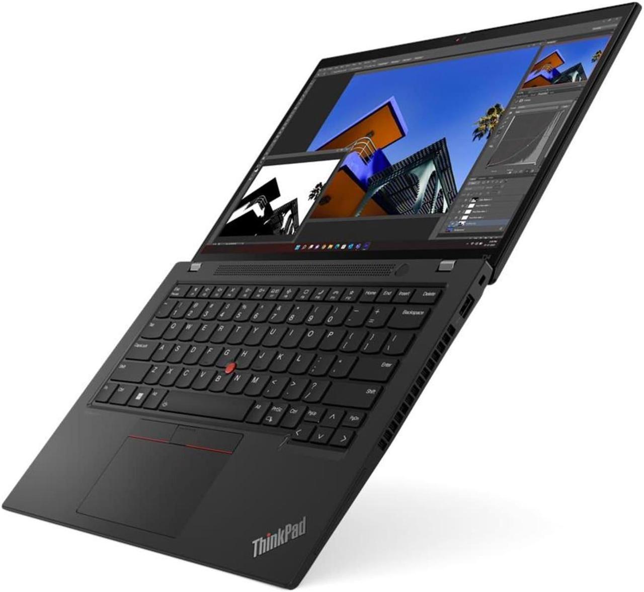 Lenovo ThinkPad T14 Gen 4 Intel Laptop (2023) | 14" 1920x1200 FHD+ | Core i7 - 1355U - 1TB SSD Hard Drive - 32GB RAM | 10 cores @ 5 GHz Win 10 Pro Black