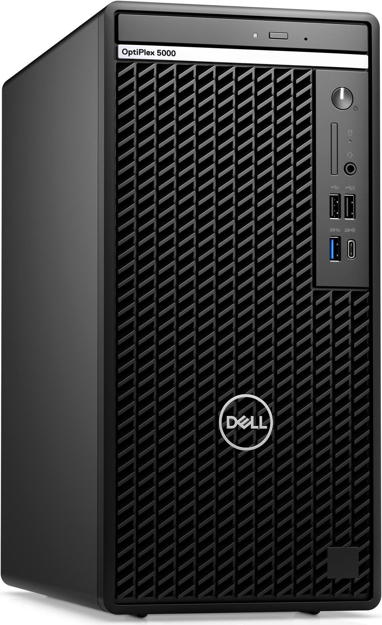 Dell Optiplex 5000 MT Mini Tower Desktop (2022) | Core i7 - 12700 - 256GB SSD Hard Drive - 16GB RAM | 12 cores @ 4.9 GHz Win 11 Pro Black