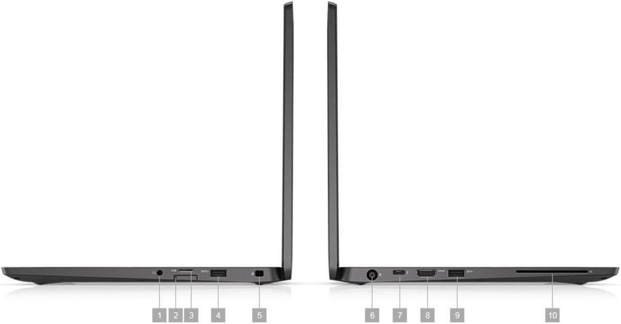 Alt view image 7 of 7 - 2019 Dell Latitude 7400 Laptop 14" - Intel Core i5 8th Gen - i5-8265U - Quad Core 3.9Ghz - 256GB SSD - 8GB RAM - 1920x1080 FHD Touchscreen - Windows 10 Pro