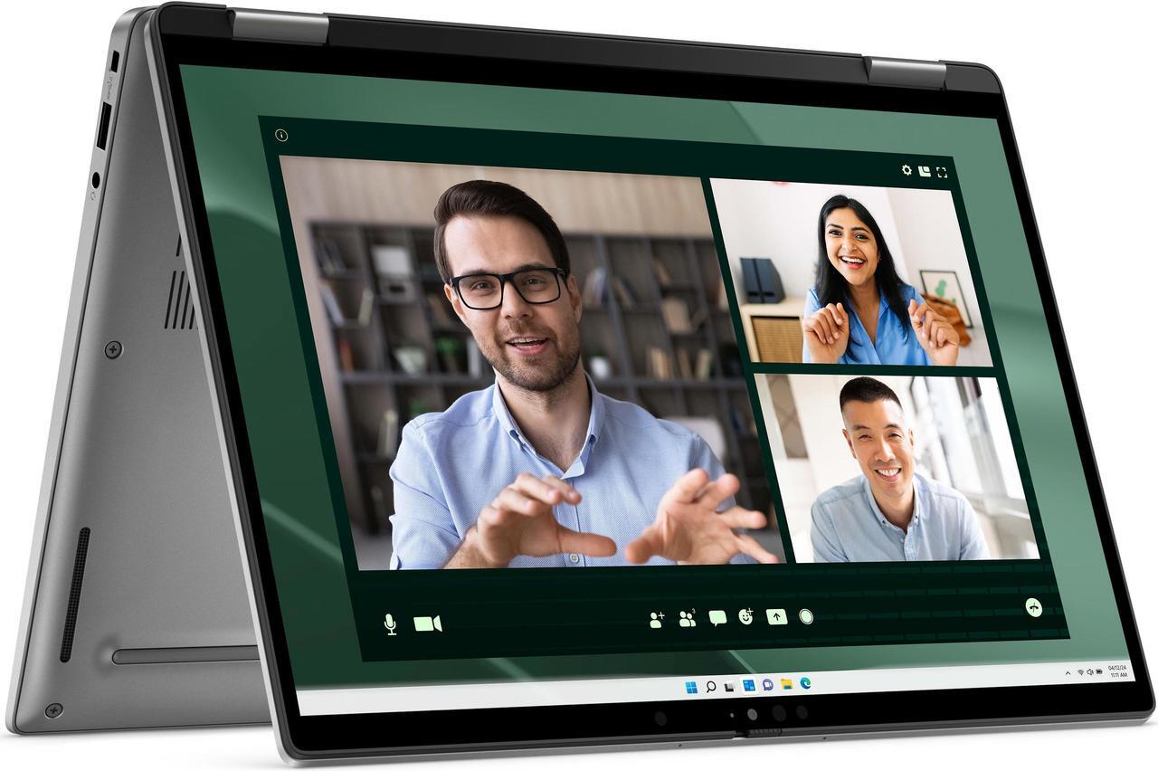 Main image of Dell Latitude 7350 2-in-1 Laptop (2024) | 13.3" 2560x1600 QHD+ | Core Ultra 5-135U - 256GB SSD Hard Drive - 16GB RAM | 12 cores @ 4.4 GHz Win 11 Pro Black