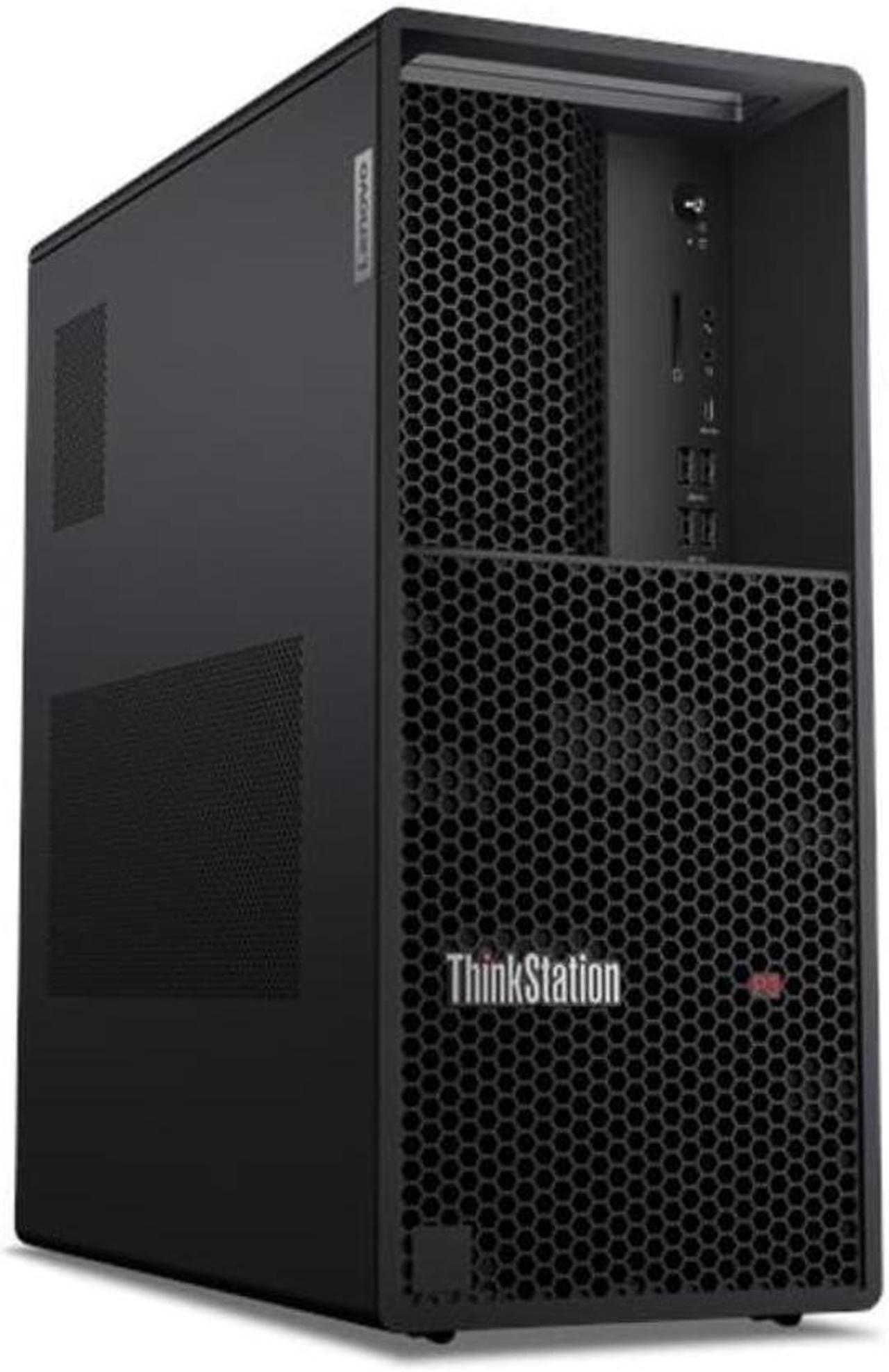 Lenovo ThinkStation P3 MT Mini Tower Desktop (2024) | Core i7 - 13700 - 512GB SSD Hard Drive - 16GB RAM - Nvidia Quadro T400 | 24 cores @ 5.2 GHz - 2GB GDDR6 Win 11 Pro Black