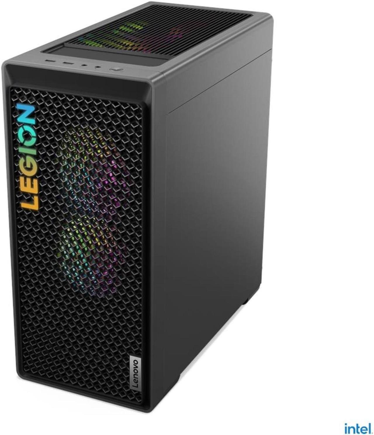 Lenovo Legion T5 26IRB8 MT Mini Tower Desktop (2024) | Core i7-13700F - 128GB SSD Hard Drive - 4GB RAM - Nvidia GeForce RTX 4060 Ti | 16 cores @ 5.2 GHz - 8GB GDDR6 Win 11 Pro Black