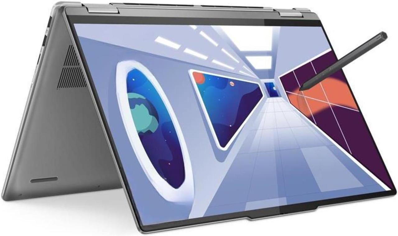 Lenovo Yoga 7 16IRL8 2-in-1 Laptop (2023) | 16" 1920x1200 FHD+ | Core i5 - 1335U - 512GB SSD Hard Drive - 8GB RAM | 10 cores @ 4.6 GHz Win 10 Pro Silver