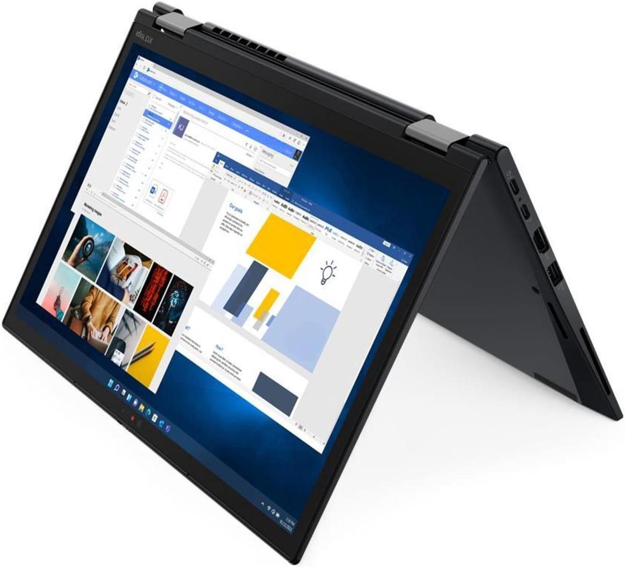 Lenovo ThinkPad X13 Yoga Gen 3 2-in-1 Laptop (2022) | 13.3" 1920x1200 FHD+ | Core i5 - 1235U - 256GB SSD Hard Drive - 16GB RAM | 10 cores @ 4.4 GHz Win 11 Pro Black