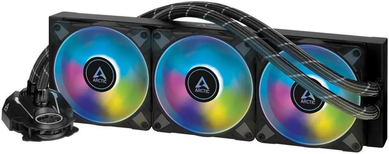 Main image of ARCTIC Liquid Freezer II 360 A-RGB - Multi-Compatible All-in-one CPU AIO Water Cooler with A-RGB, Compatible with Intel & AMD, efficient PWM-Controlled Pump, Fan Speed: 200-1800 RPM - Black