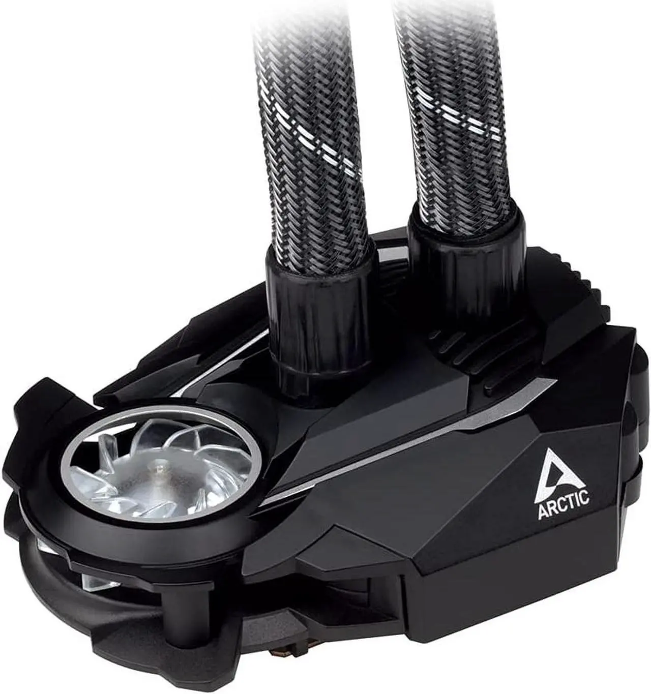 Alt view image 4 of 6 - ARCTIC Liquid Freezer II 360 A-RGB - Multi-Compatible All-in-one CPU AIO Water Cooler with A-RGB, Compatible with Intel & AMD, efficient PWM-Controlled Pump, Fan Speed: 200-1800 RPM - Black