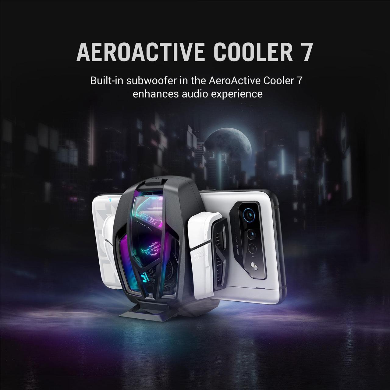 Alt view image 5 of 11 - ASUS ROG Phone 7 Ultimate Cell Phone, AeroActive Cooler bundle, 6.78 FHD+ 2448x1080 165Hz, 6000mAh Battery, 50MP/13MP/5MP Triple Camera, 32MP Front, 16GB RAM, 512GB Storage, AI2205-16G512G-ULT