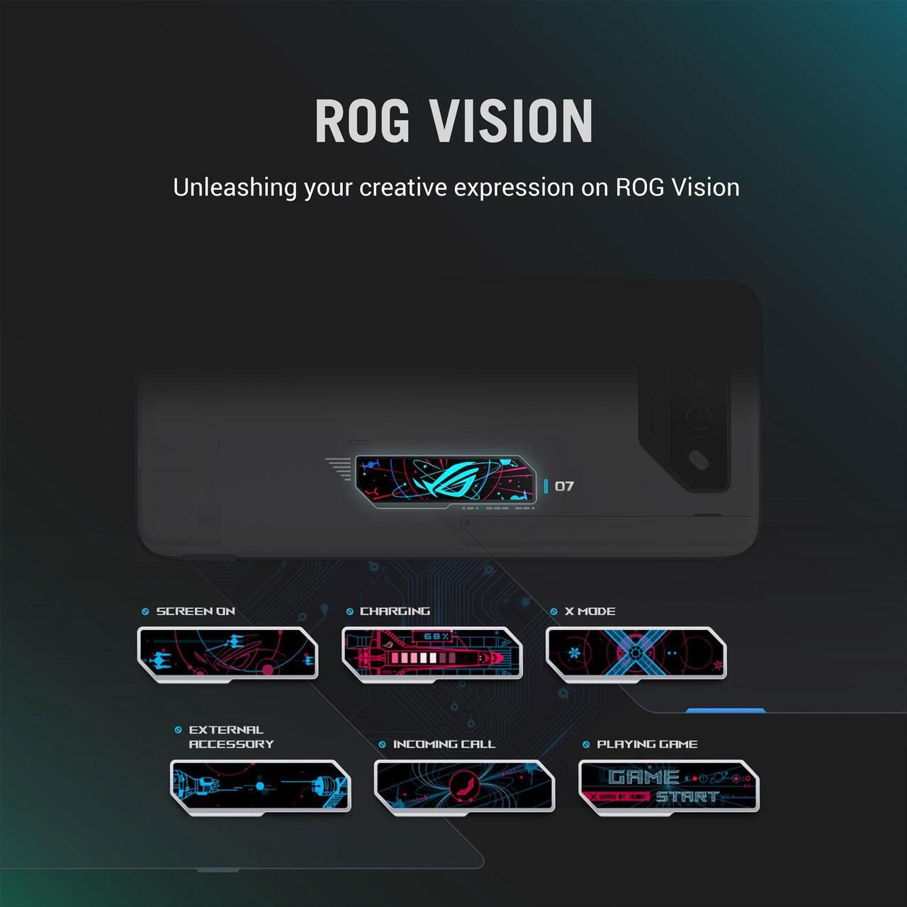 Alt view image 7 of 11 - ASUS ROG Phone 7 Ultimate Cell Phone, AeroActive Cooler bundle, 6.78 FHD+ 2448x1080 165Hz, 6000mAh Battery, 50MP/13MP/5MP Triple Camera, 32MP Front, 16GB RAM, 512GB Storage, AI2205-16G512G-ULT