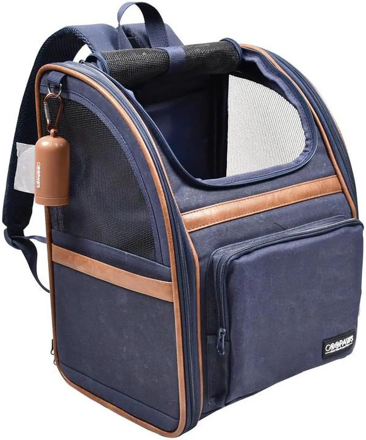 Main image of Jespet & GOOPAWS Pet Carrier Backpack for Dogs and Cats, Hold Pets Up to 25 Lbs