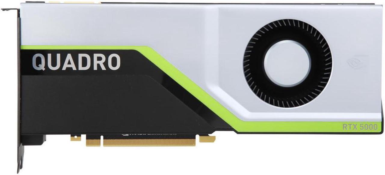 Main image of NVIDIA Quadro RTX 5000 Graphic Card 16GB GDDR6 256-bit 448 GB/s Bus Width  PCI Express 3.0 x16 Workstation Video Card -OEM Pacakge