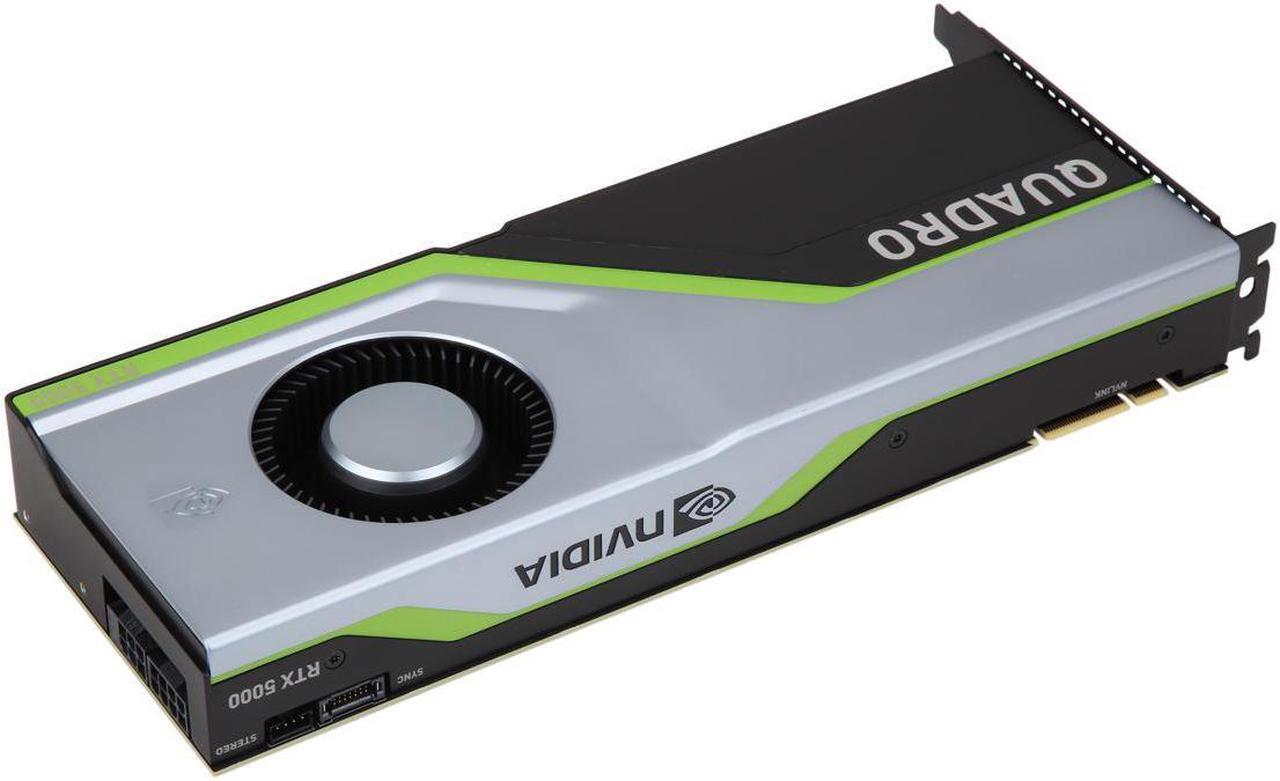 Alt view image 3 of 4 - NVIDIA Quadro RTX 5000 Graphic Card 16GB GDDR6 256-bit 448 GB/s Bus Width  PCI Express 3.0 x16 Workstation Video Card -OEM Pacakge